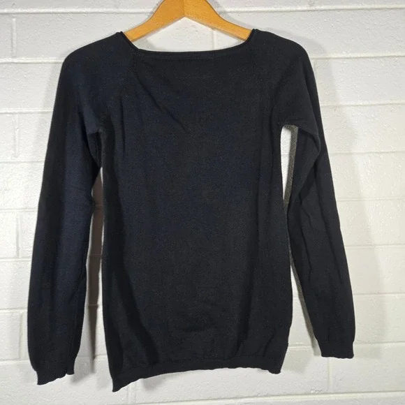 Pink Martini Novelty Tiger Graphic Knit Sweater Cotton Blend Small Goth Preppy - Picture 7 of 8